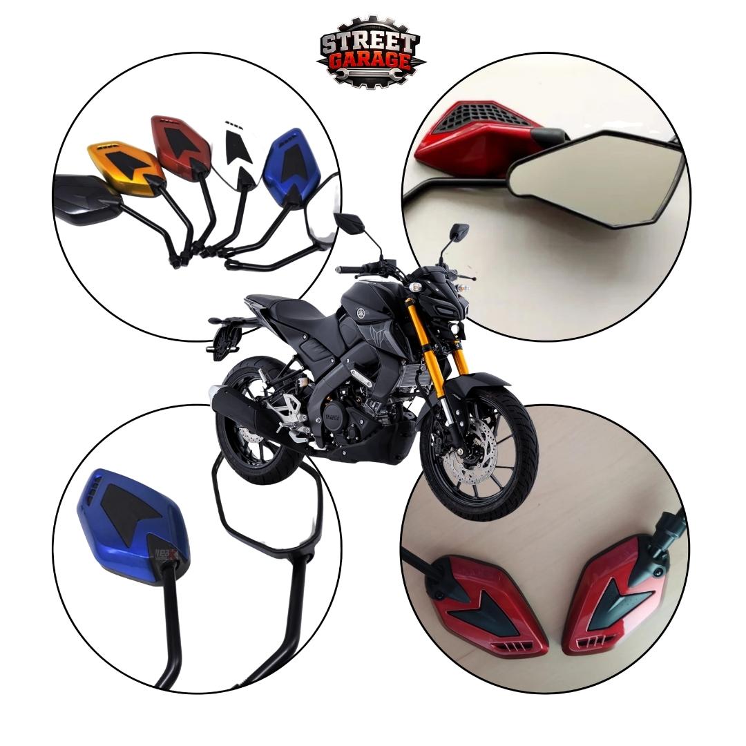 Espejo Retrovisor Universal Moto Lujo